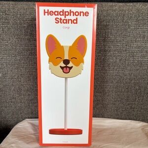 Corgi Dog Headphone Stand Universal Fit New In Box